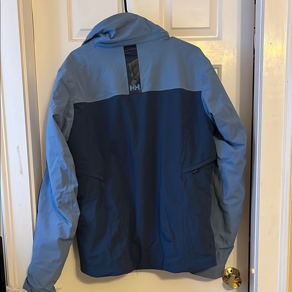 Helly Hansen Men's Two-Tone Jacket - Blue Signal Jacket Ski - Picture 10 of 12